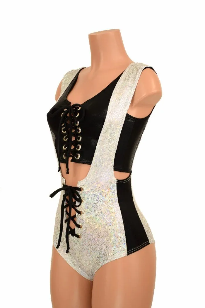 2PC Suspender Romper Set