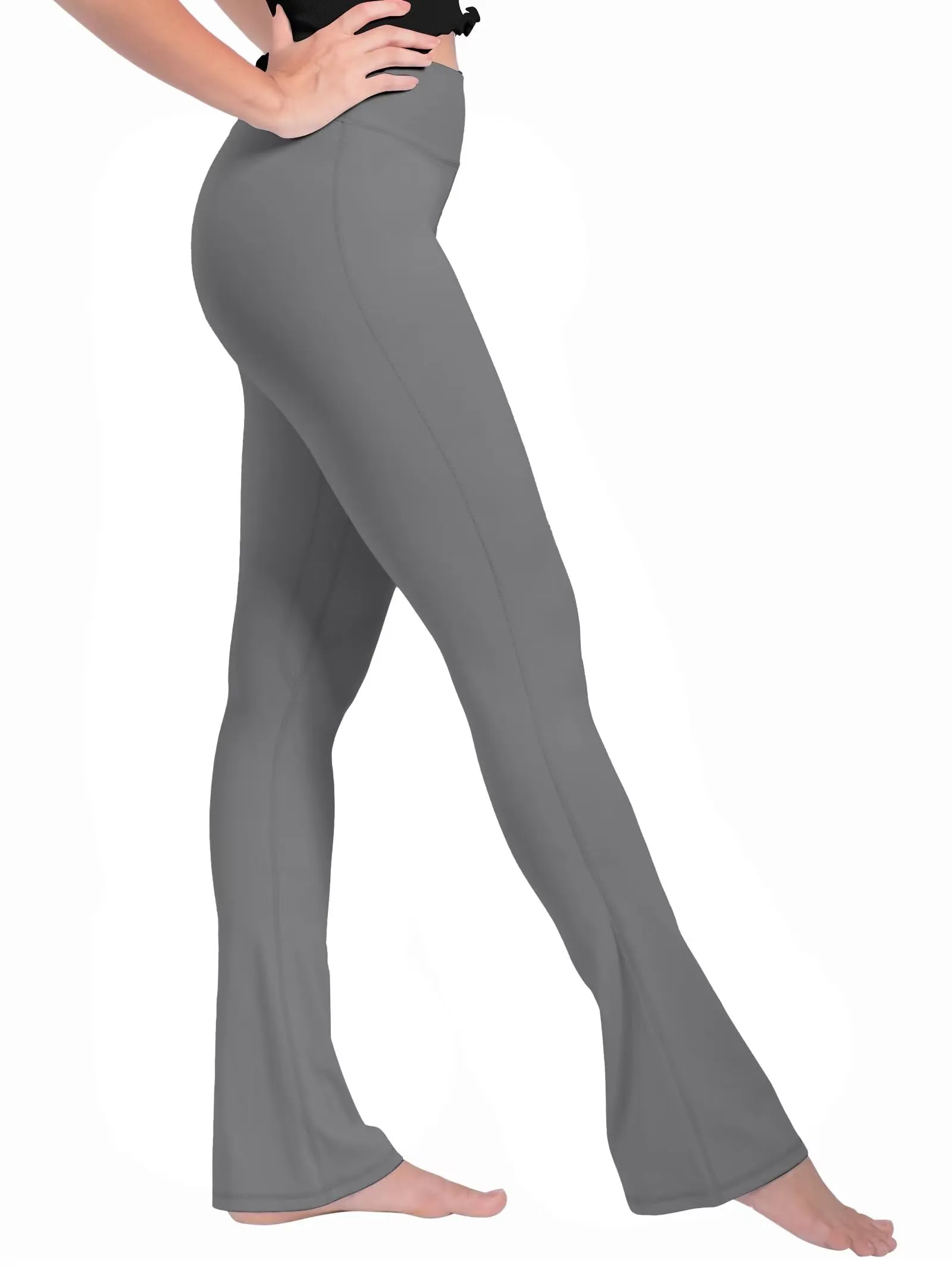 30“High Waist Mini Flared Leggings for Women