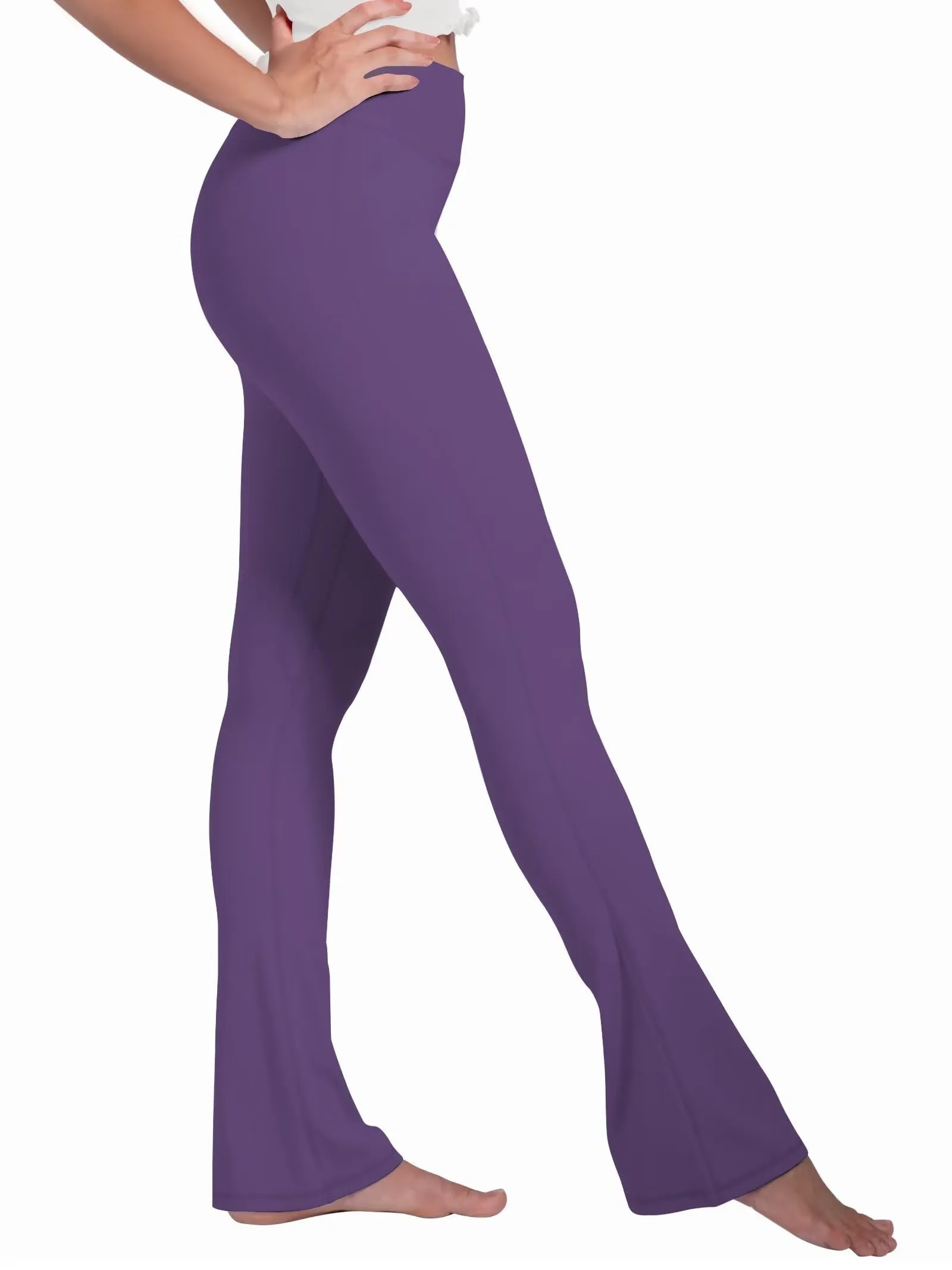 30“High Waist Mini Flared Leggings for Women