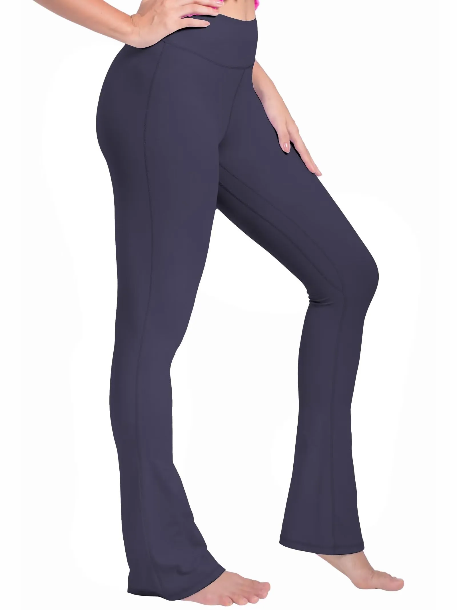 30“High Waist Mini Flared Leggings for Women