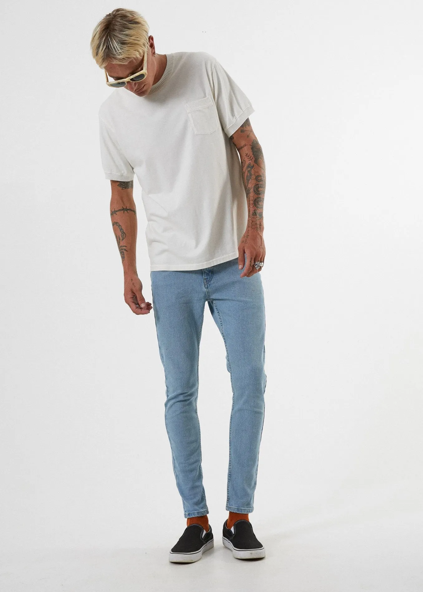 Afends Mens Junky - Skinny Fit Denim Jeans