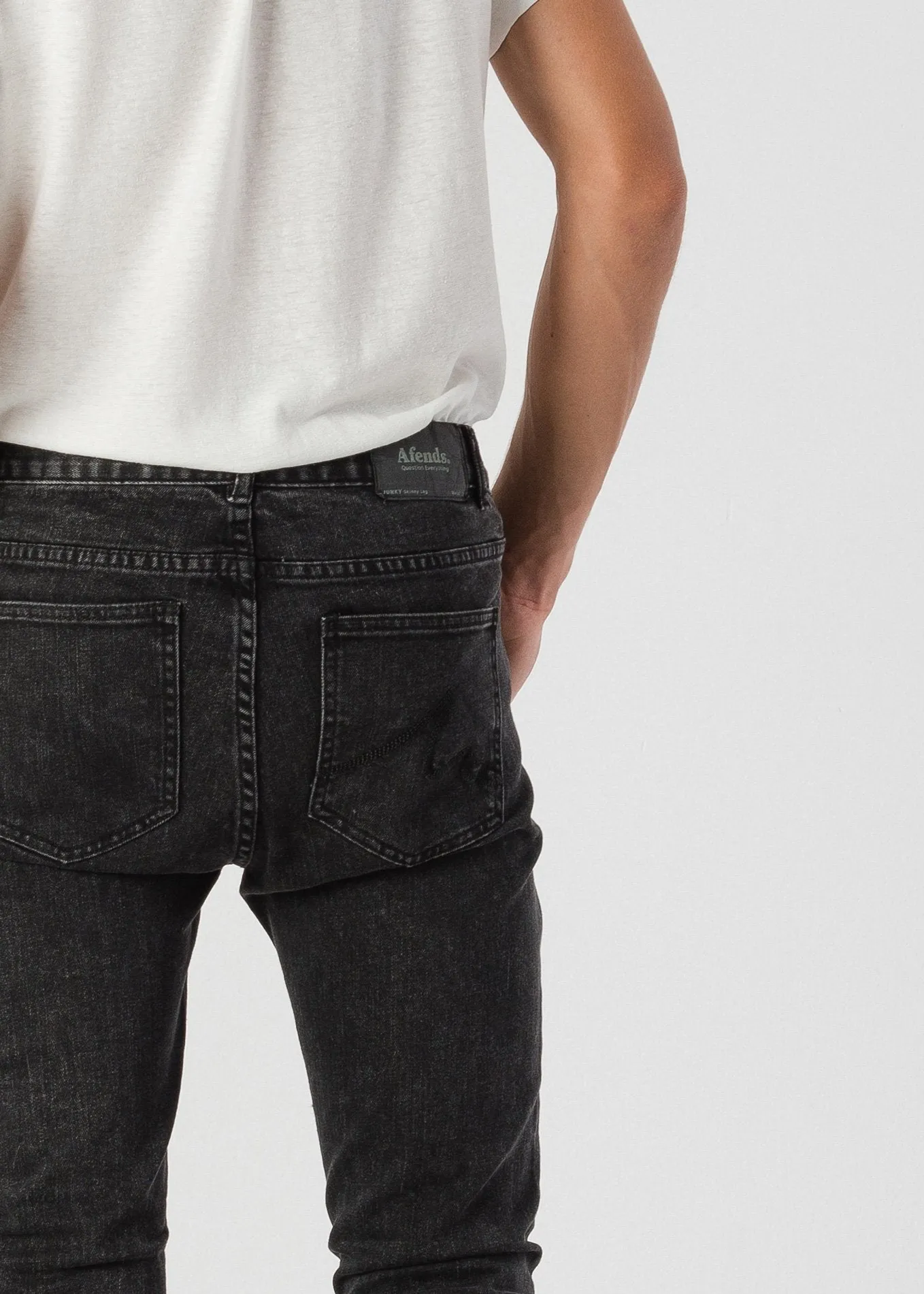 Afends Mens Junky - Skinny Fit Denim Jeans