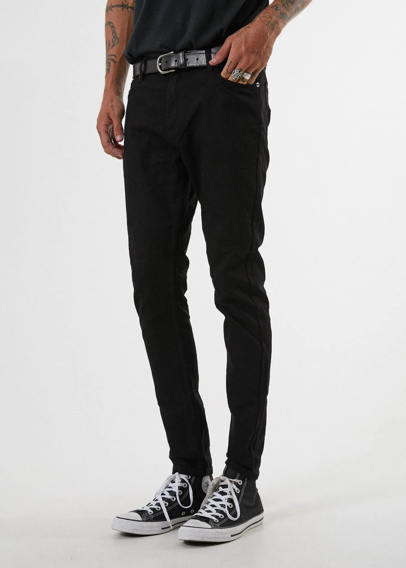 Afends Mens Junky - Skinny Fit Denim Jeans
