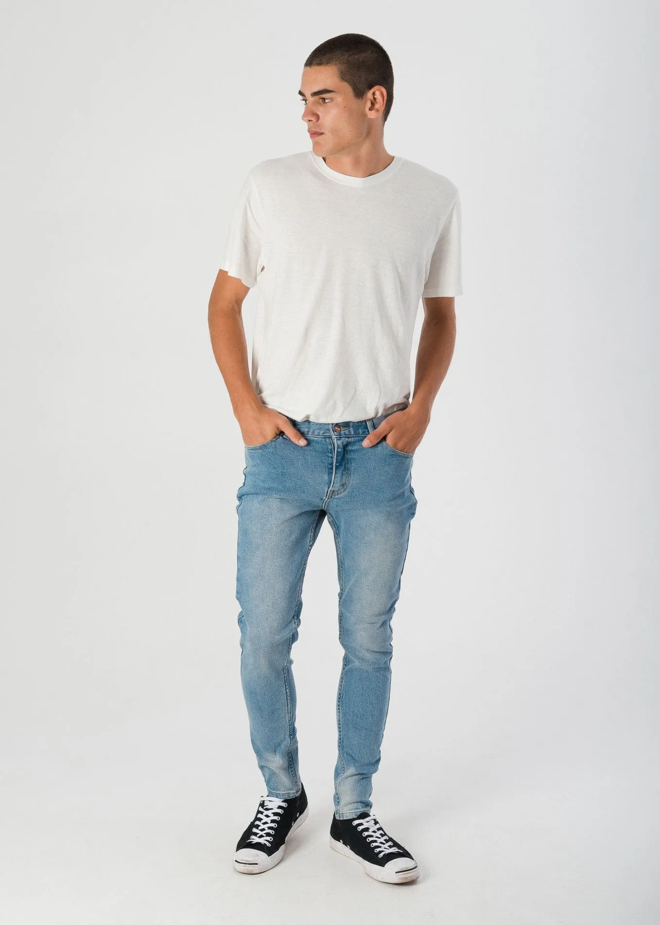 Afends Mens Junky - Skinny Fit Denim Jeans