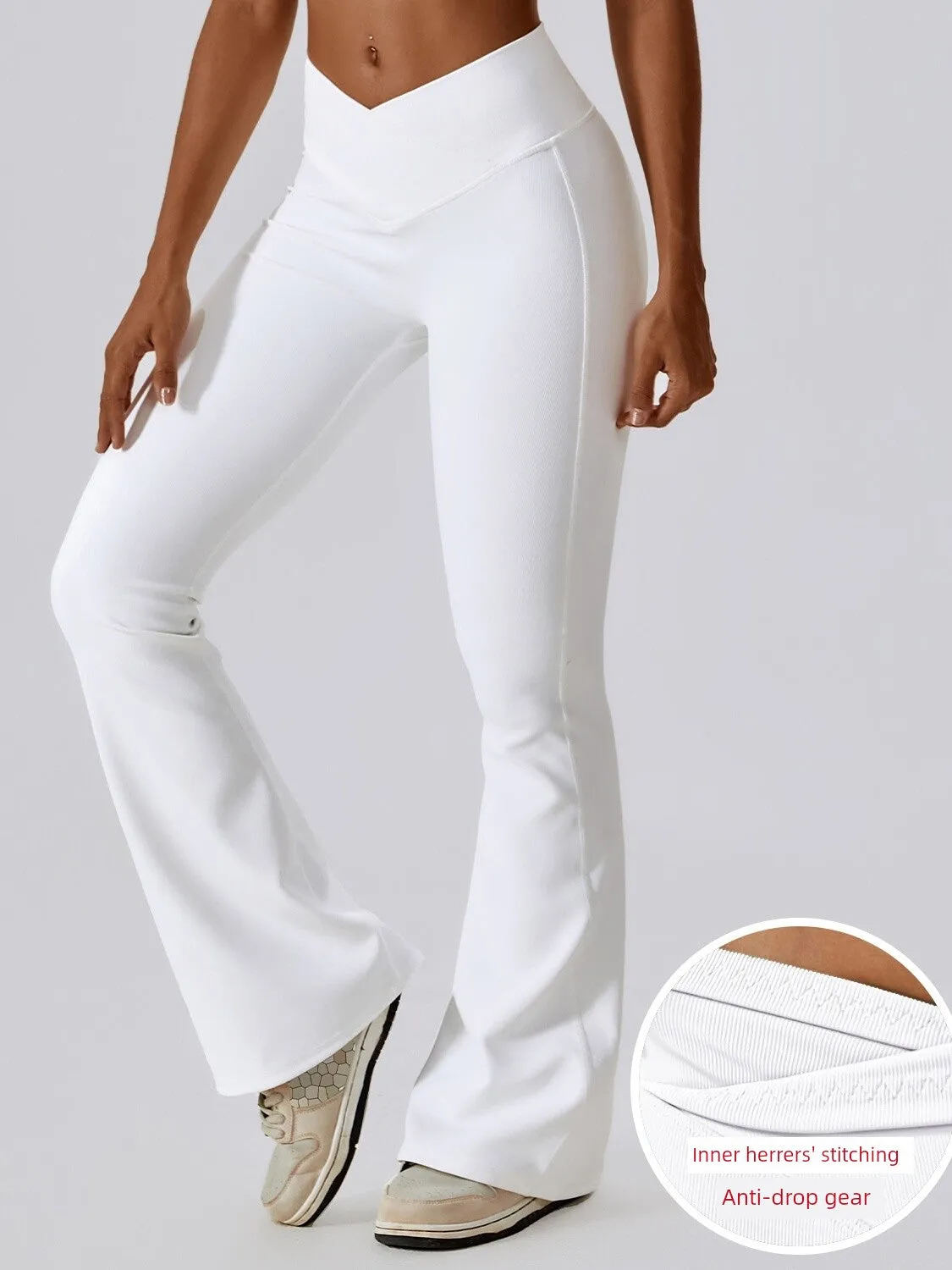 Alo High Waist Loose Pants Hip Lifting Cross Dance Yoga