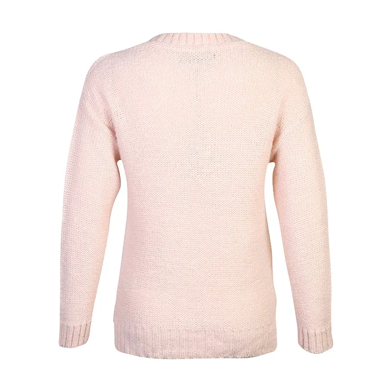 Amara Reya Bitter Sweet cable knit jumper in pink