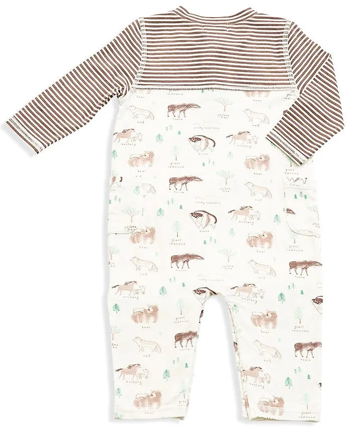 Angel Dear Western Wilderness Bamboo Romper