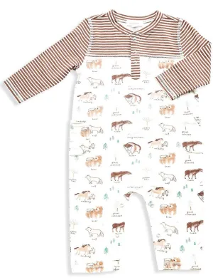Angel Dear Western Wilderness Bamboo Romper