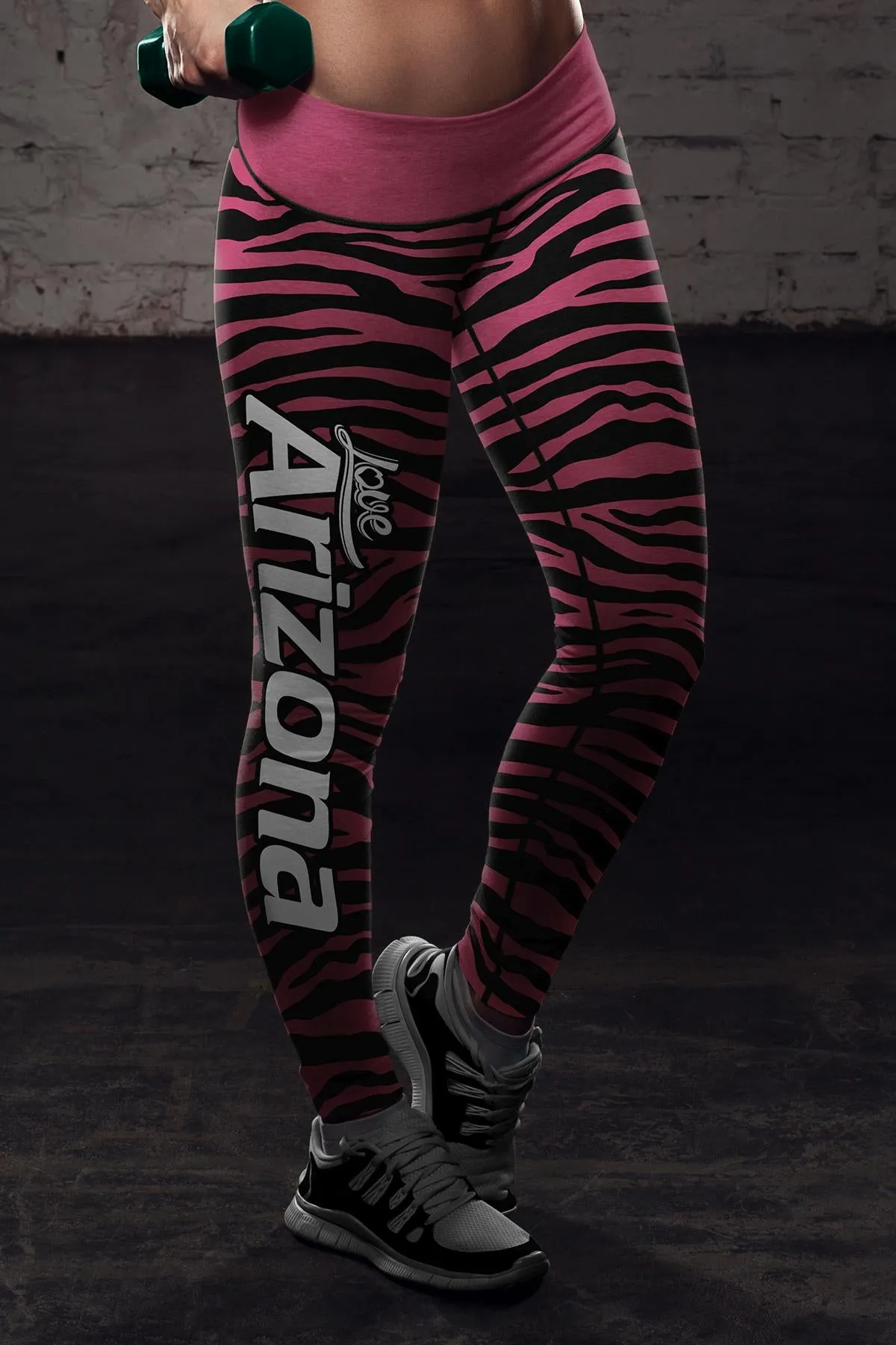 Arizona Football Striped Leggings