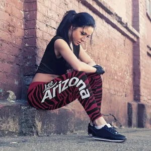 Arizona Football Striped Leggings