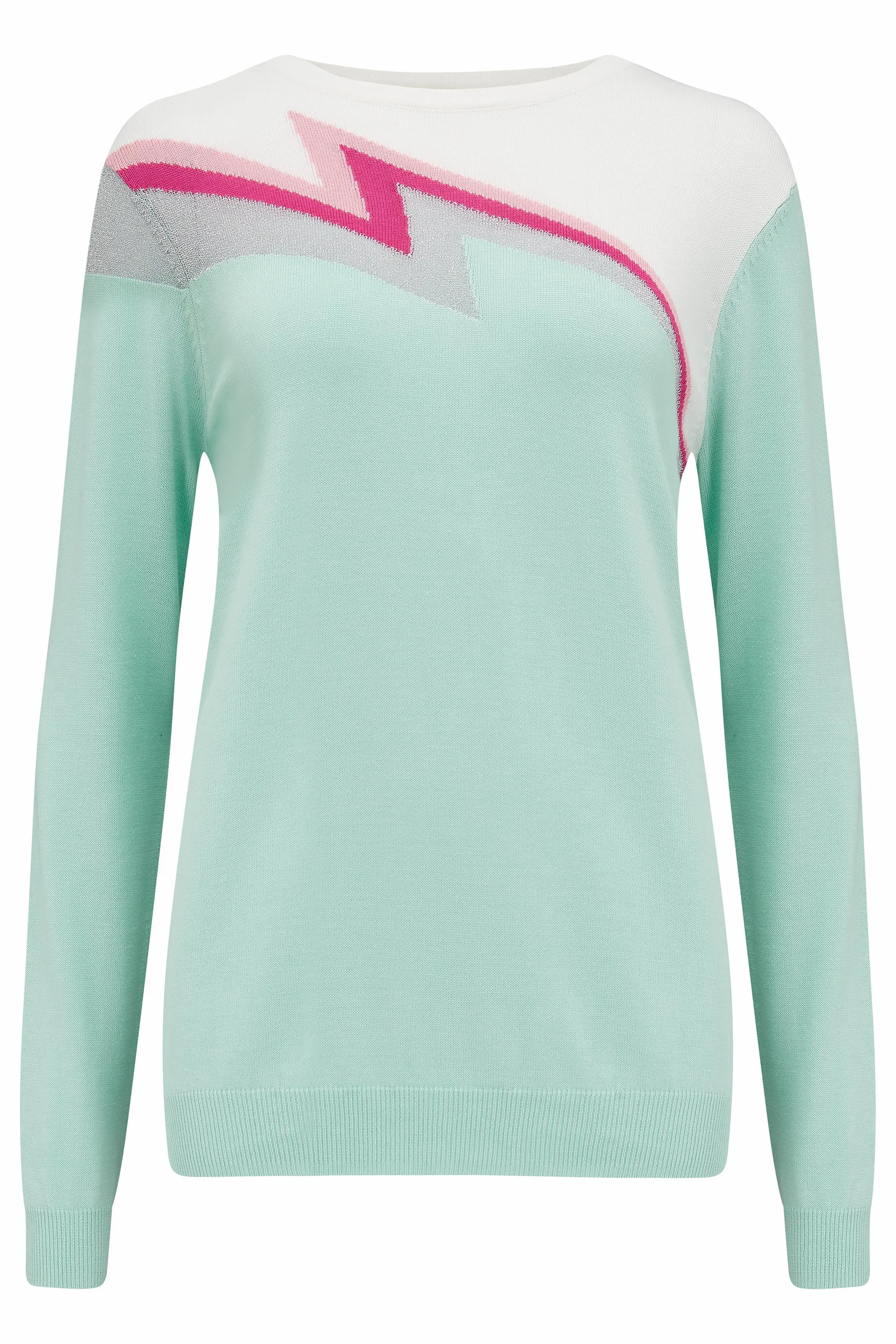 Astrid Jumper | Lightning Flash Split (Mint)