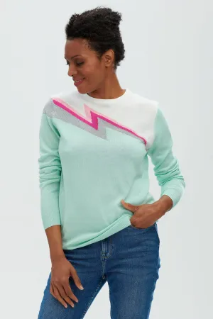 Astrid Jumper | Lightning Flash Split (Mint)
