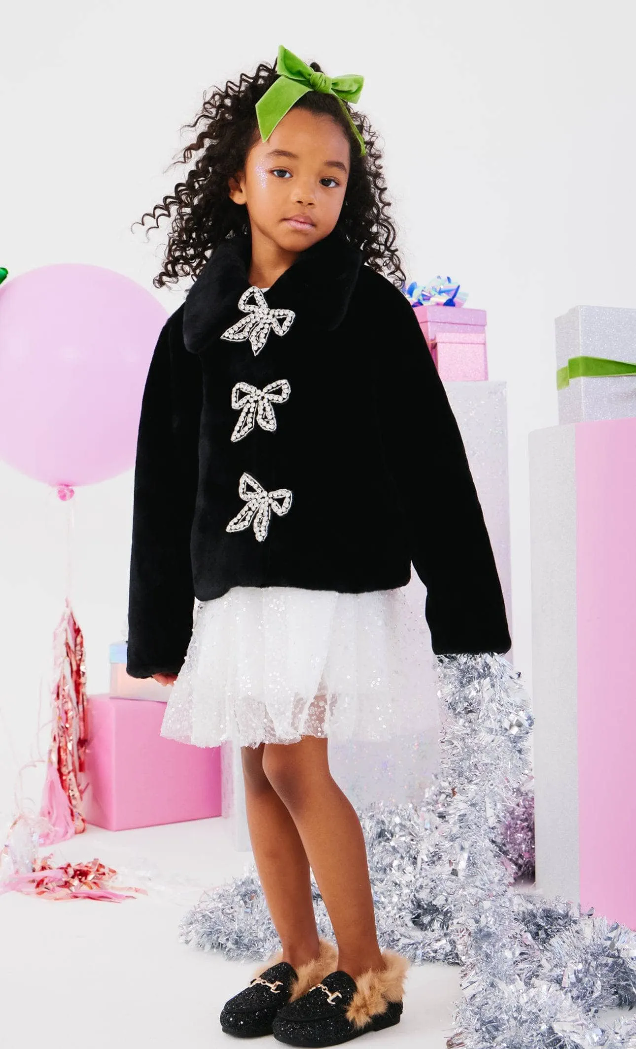 Audrey Faux Fur Coat/Lola & the Boys