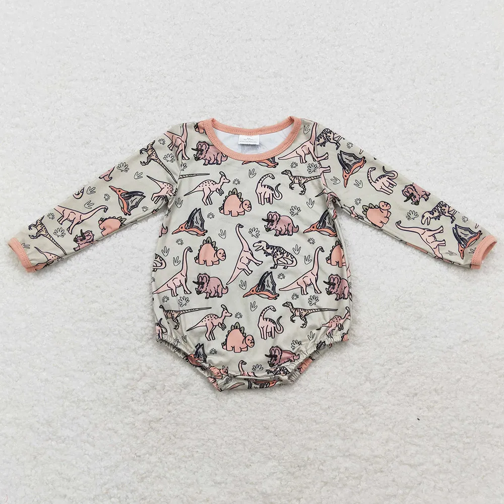 Baby Infant Boys Rompers Dinosaurs Long Sleeve Rompers LR1022