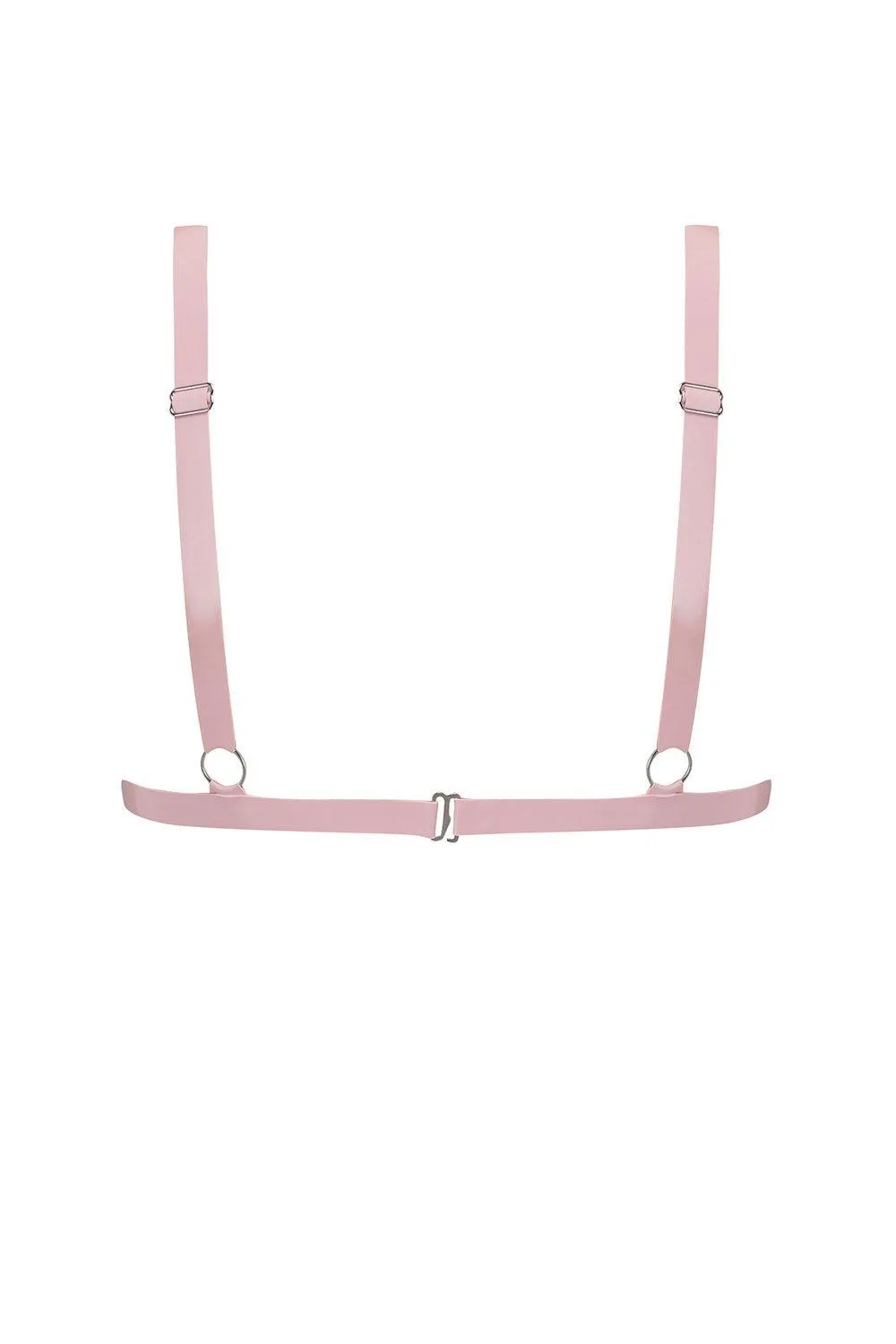 Baby Pink Latex Triangle Bra