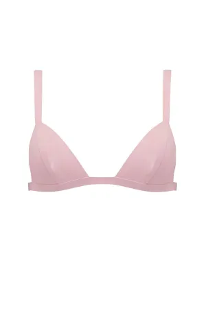 Baby Pink Latex Triangle Bra