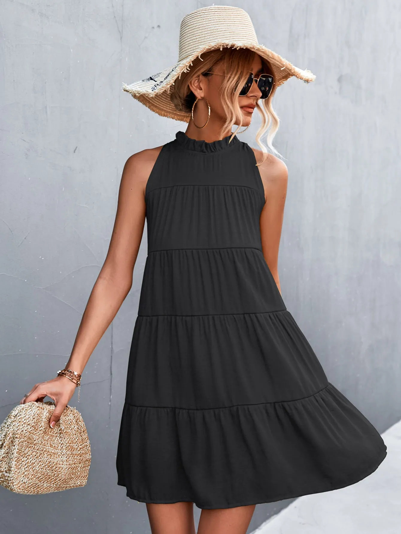 Babydoll Tiered Dress