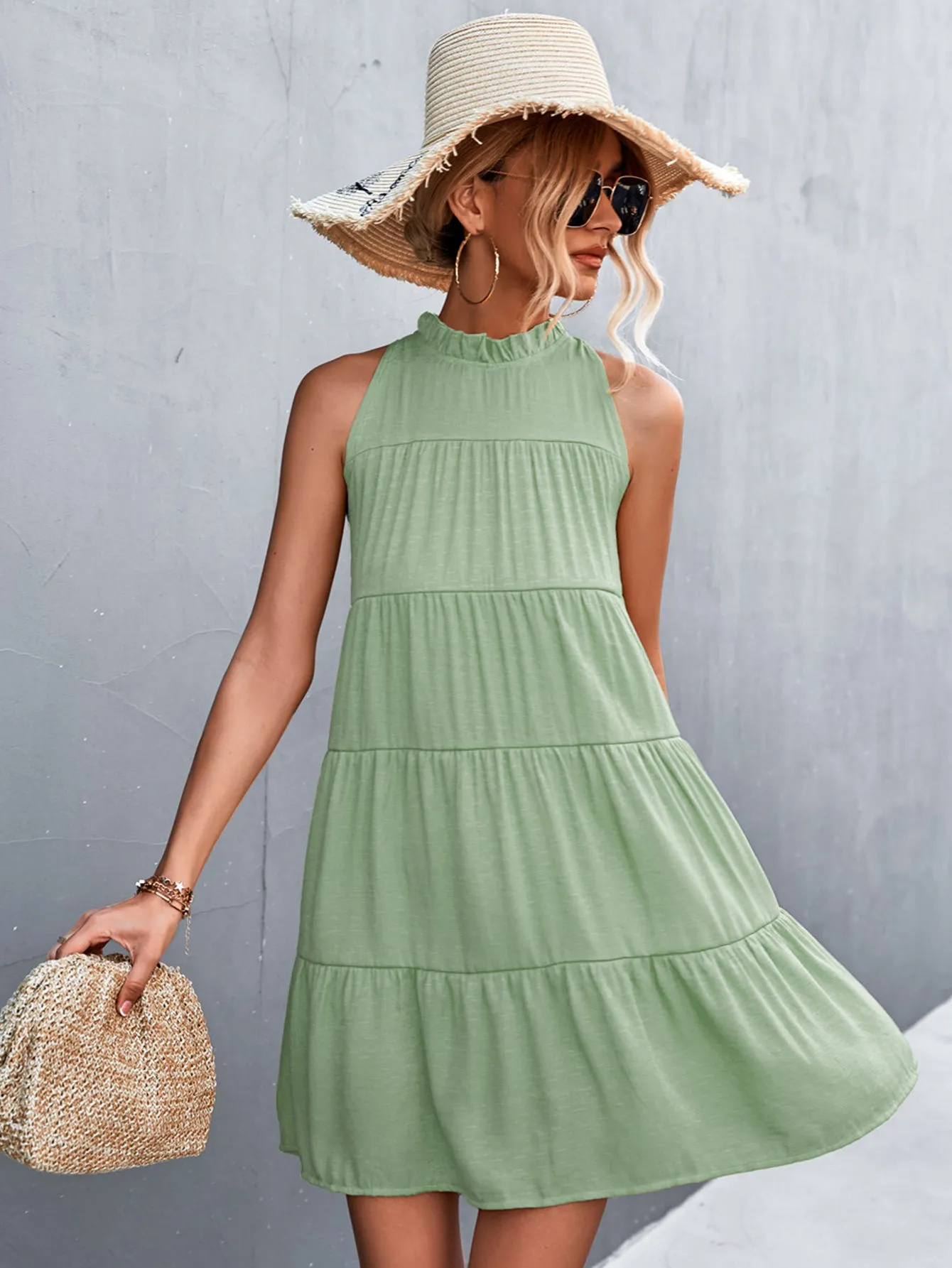 Babydoll Tiered Dress