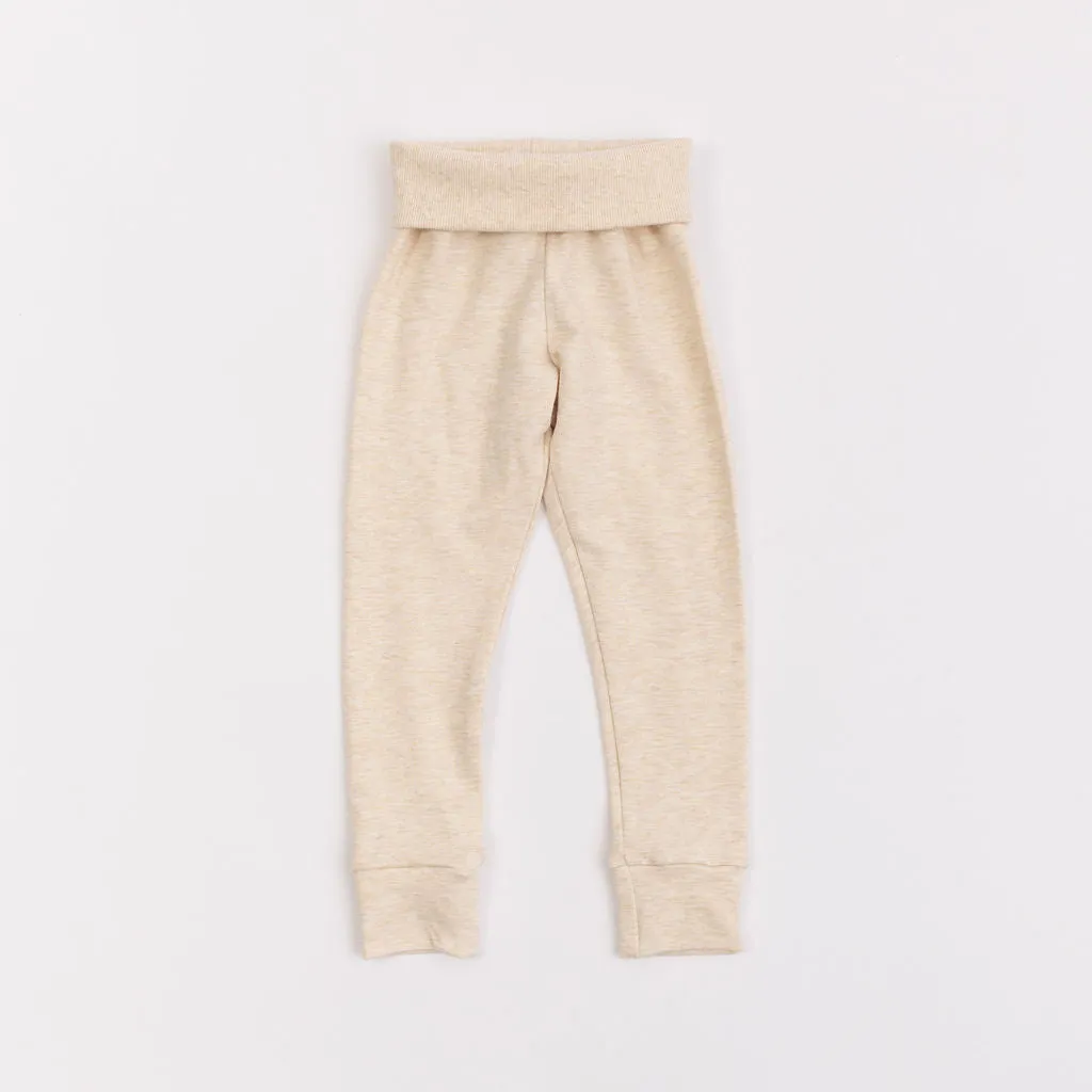 Bamboo Legging in Flax French Terry