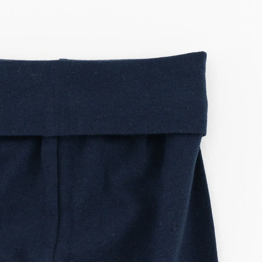 Bamboo Legging in Navy French Terry