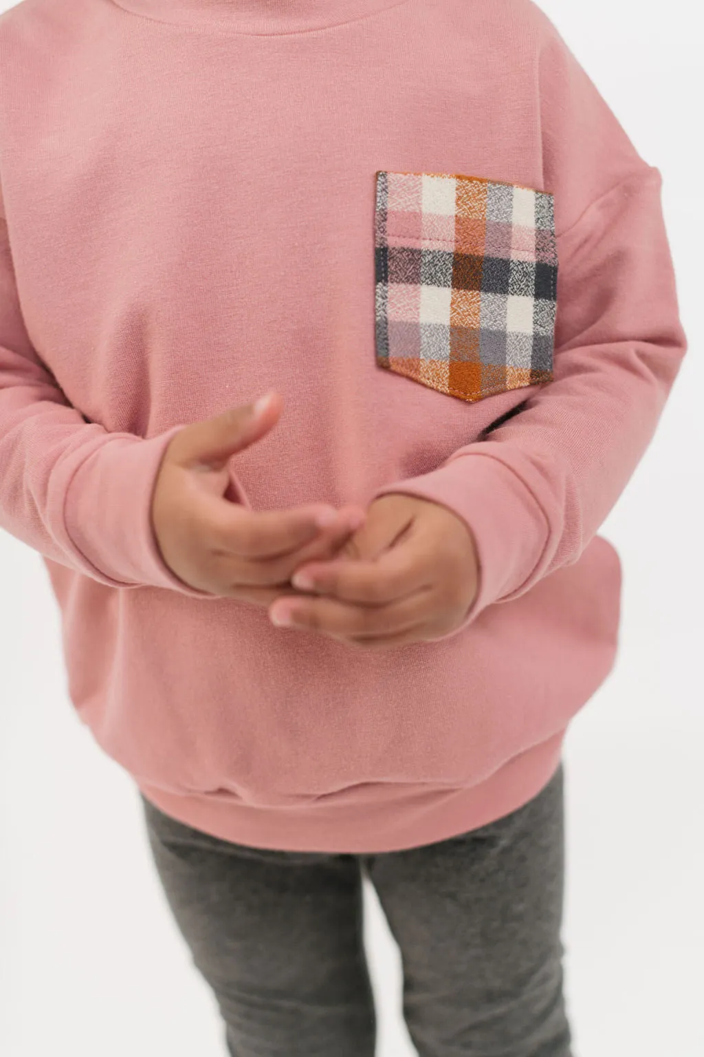 Bamboo Modern Sweatshirt in Rosewood