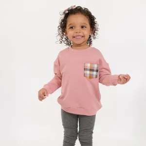 Bamboo Modern Sweatshirt in Rosewood