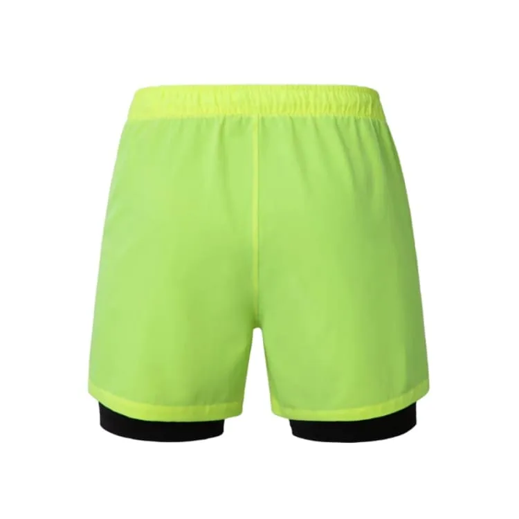 Barrel Men Essential Half Leggings Shorts-YELLOW