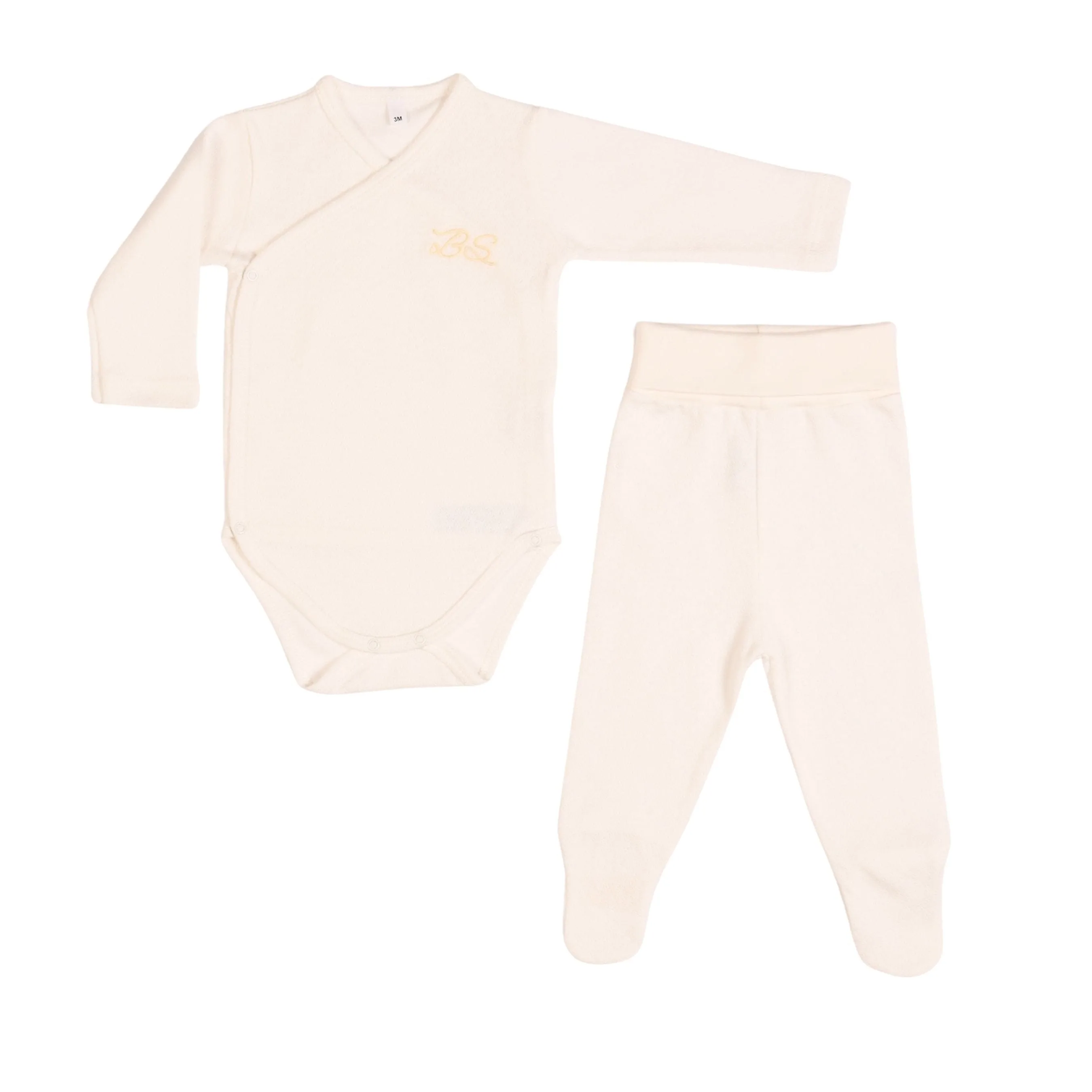 Bebe Sweeny Essentials | Baby Girls Ivory Cardigan & Leggings Gift Set (5)