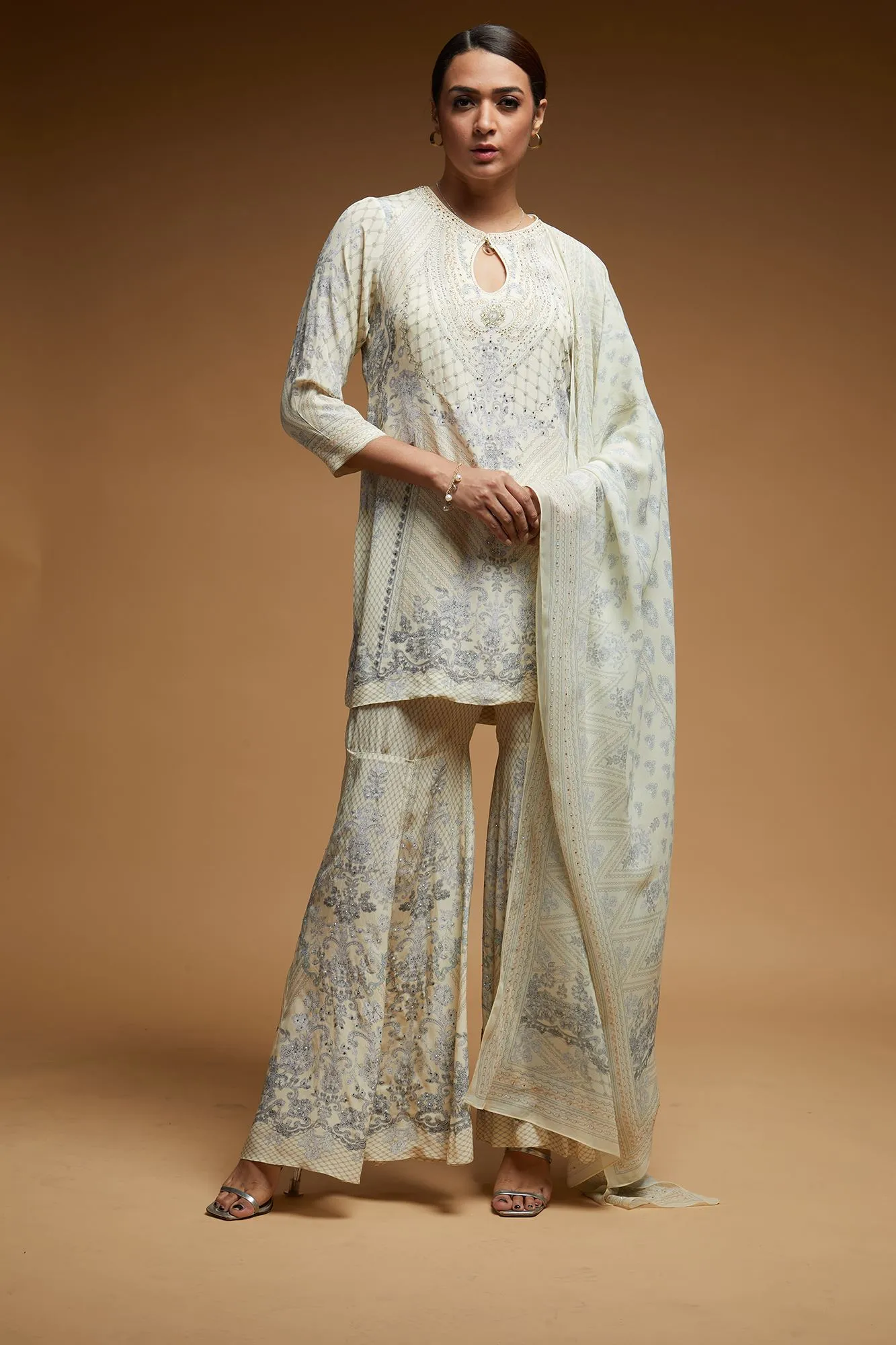 Beige Sharara