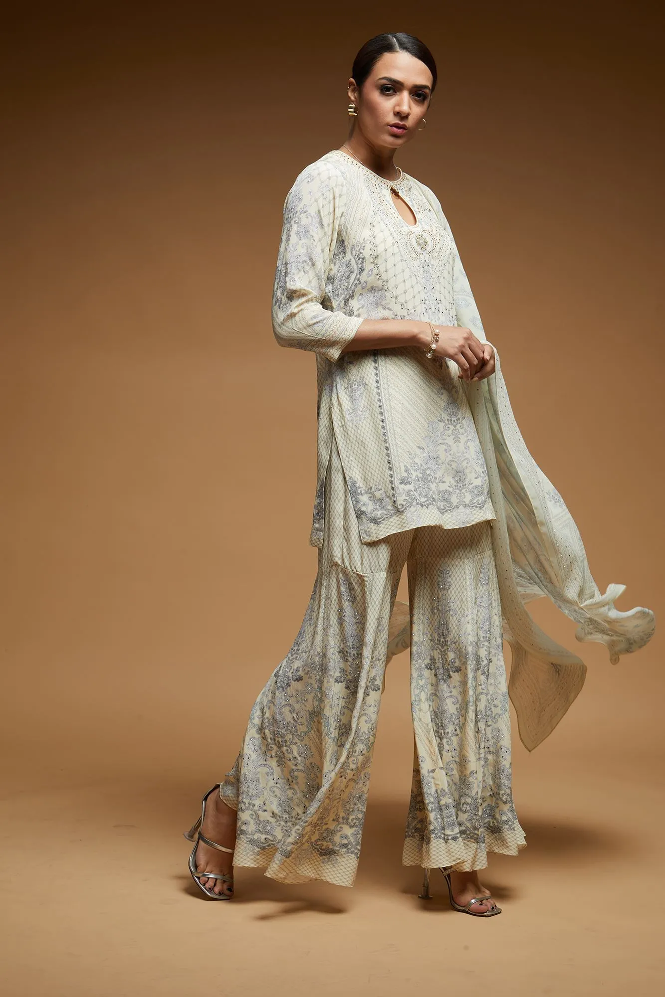 Beige Sharara