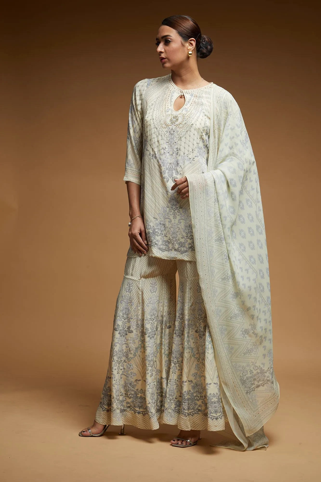 Beige Sharara