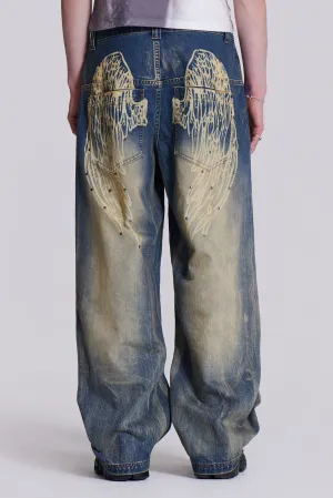 Blue Ethereal Colossus Jeans