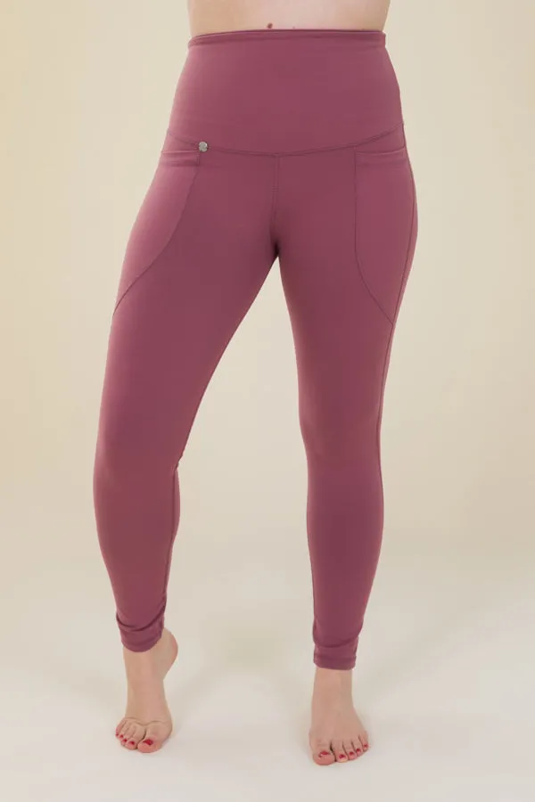 Body Sculpt Rose 2 Pocket Full Leggings