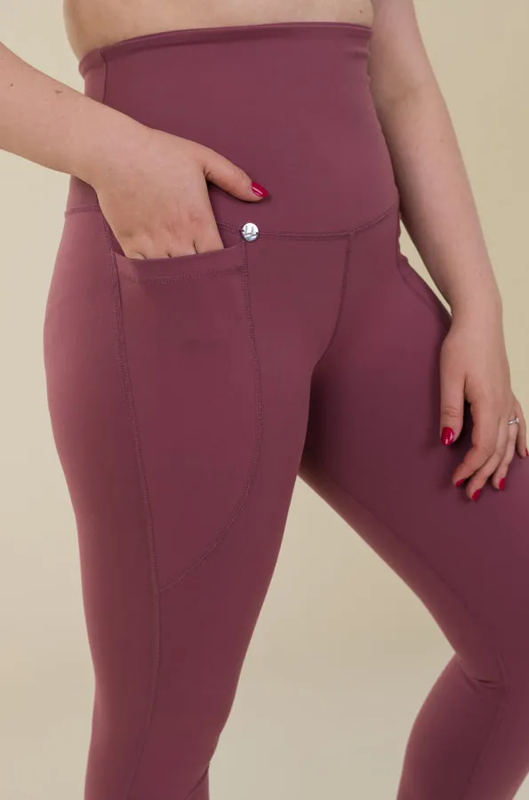 Body Sculpt Rose 2 Pocket Full Leggings