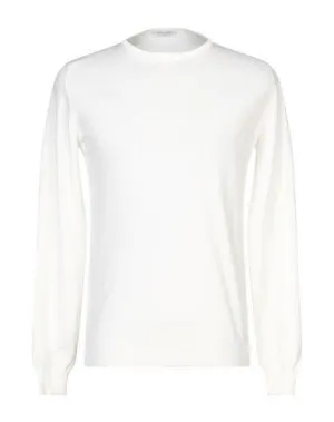 Boglioli Man Jumper White S INT