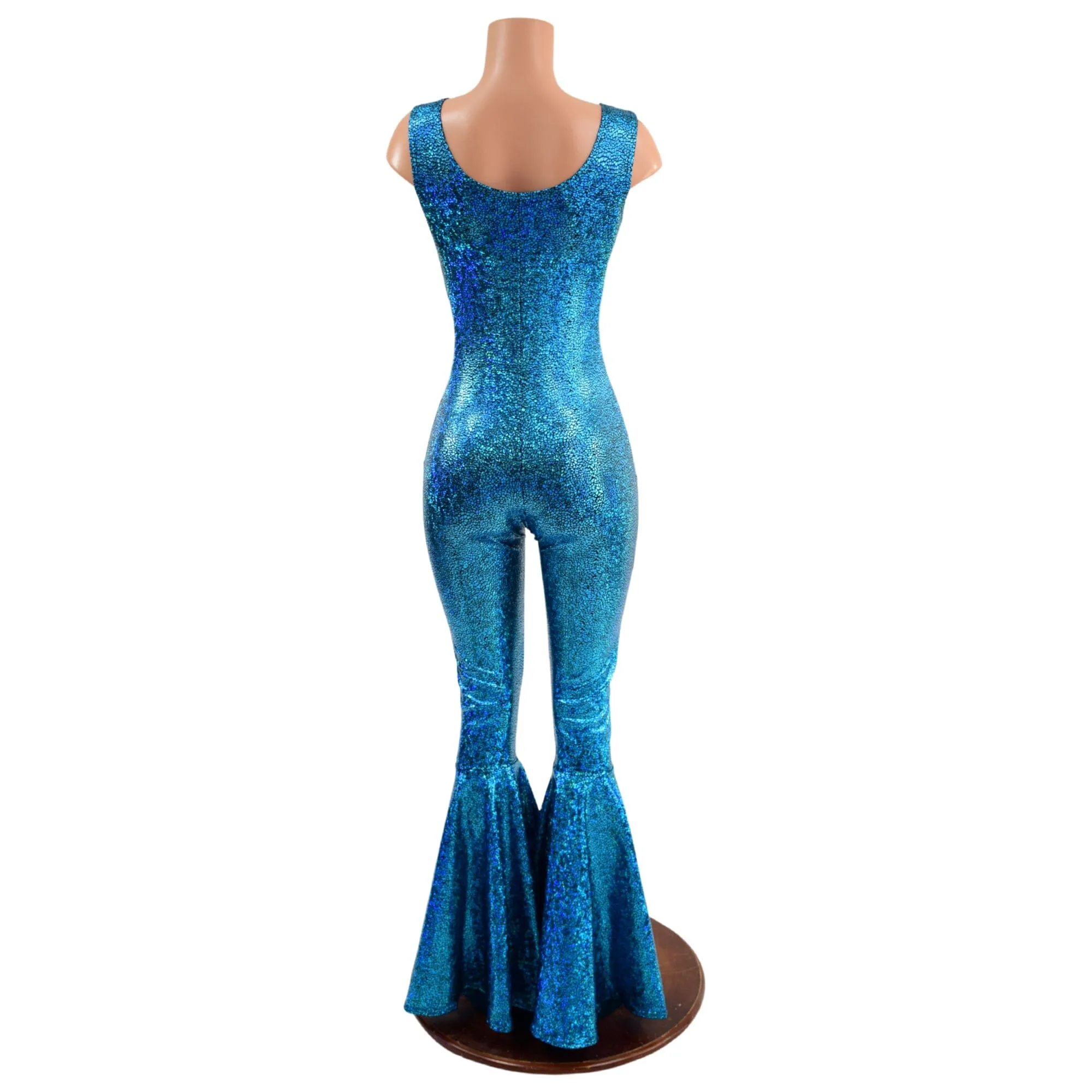 Bowie Inspired Turquoise Catsuit with Bolt
