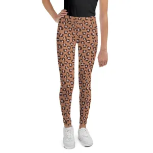 Brown Animal Print Youth Leggings