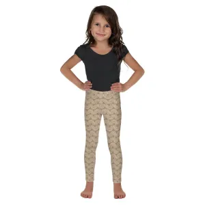 Brown Jungle Pattern Kid's Leggings