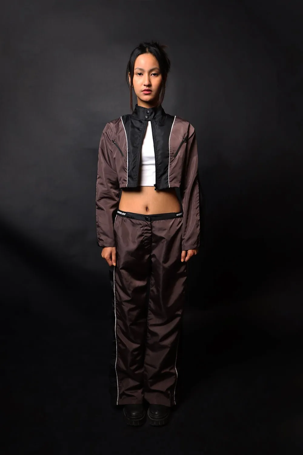 Brown Rogue Zip-Up Jacket
