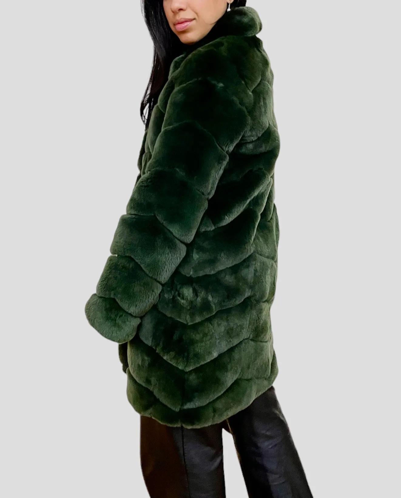 CANNES - Chevron Pattern Coat