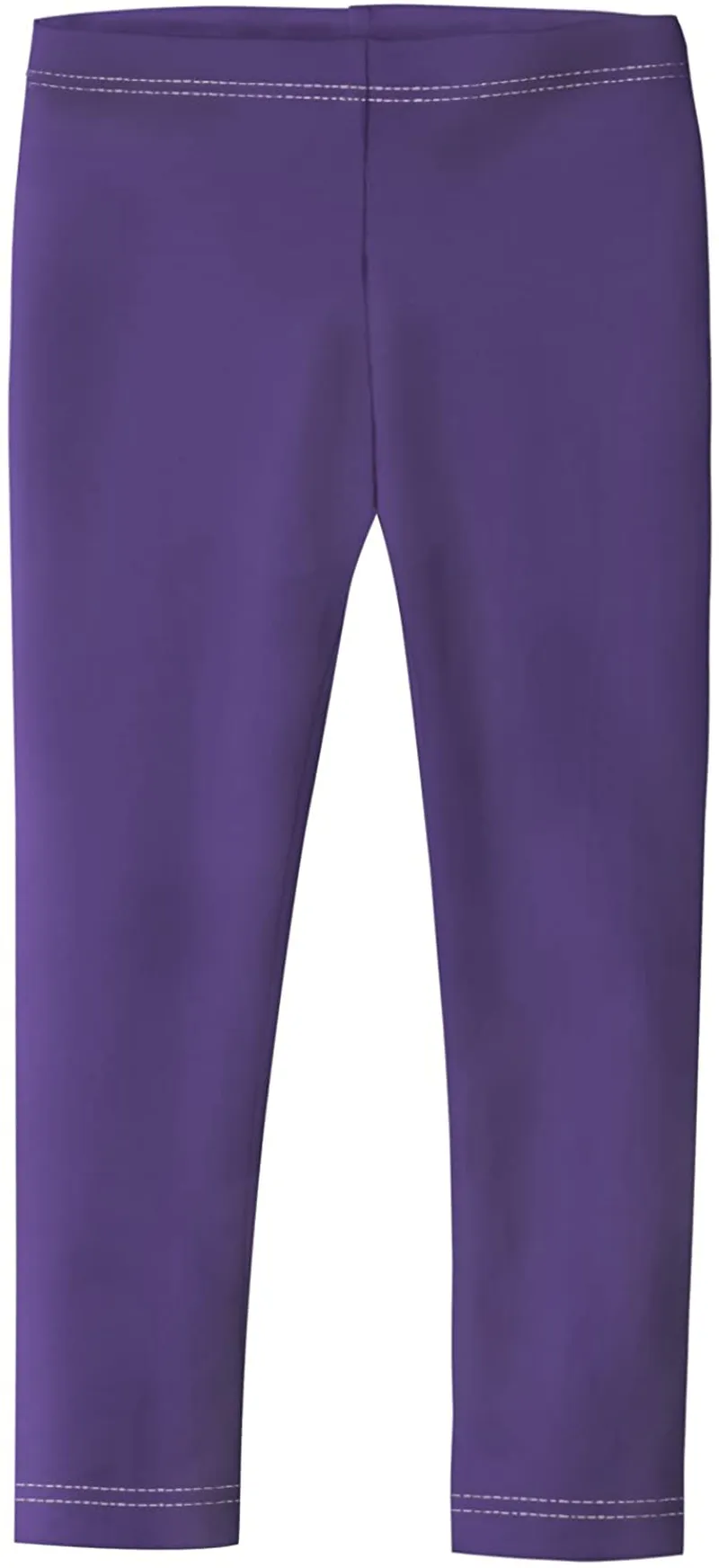City Threads Girls' Leggings in 100% Cotton for School Uniform or Play - Made in USA!