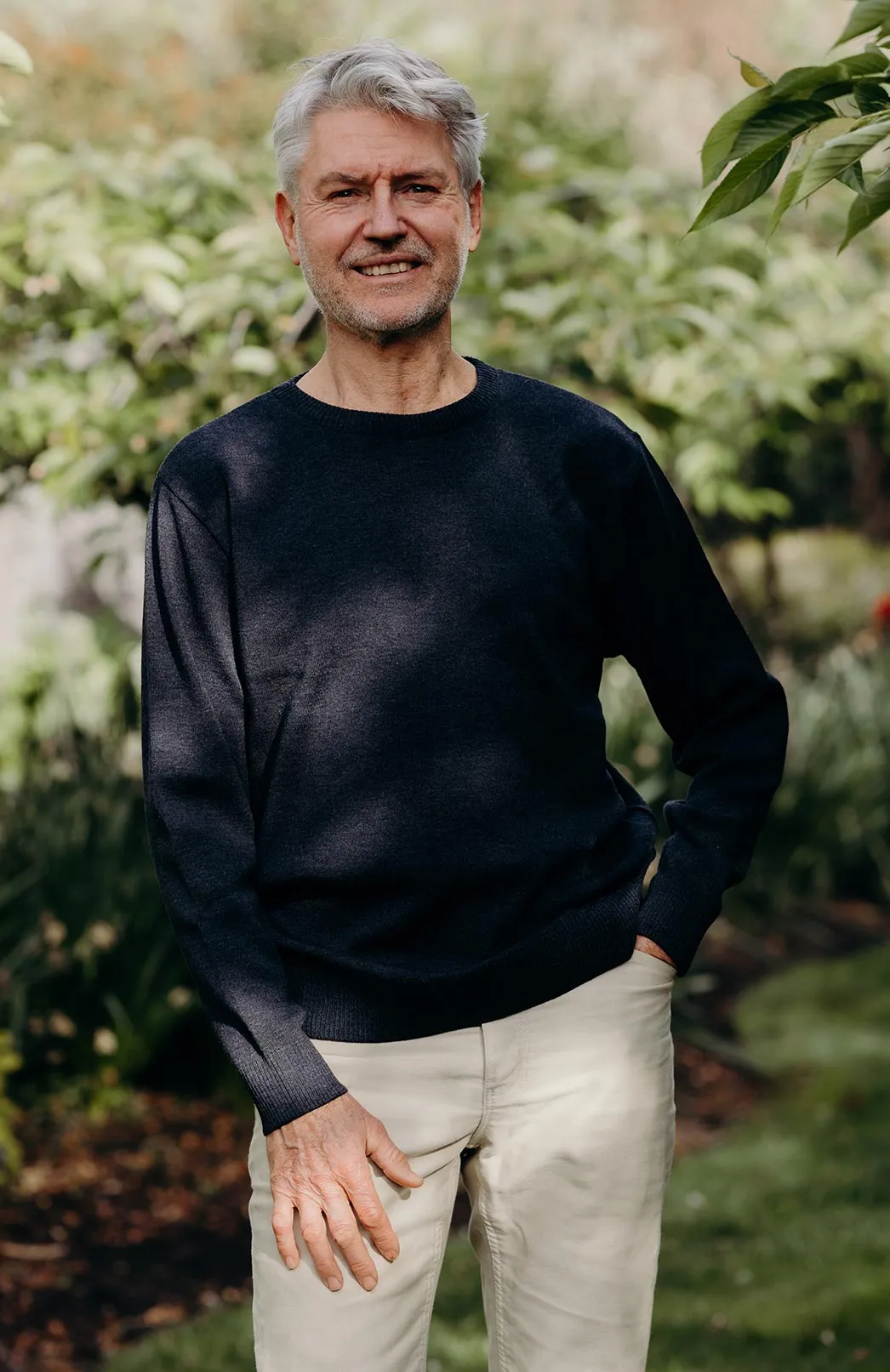 Classic Merino Wool Round Neck Jumper