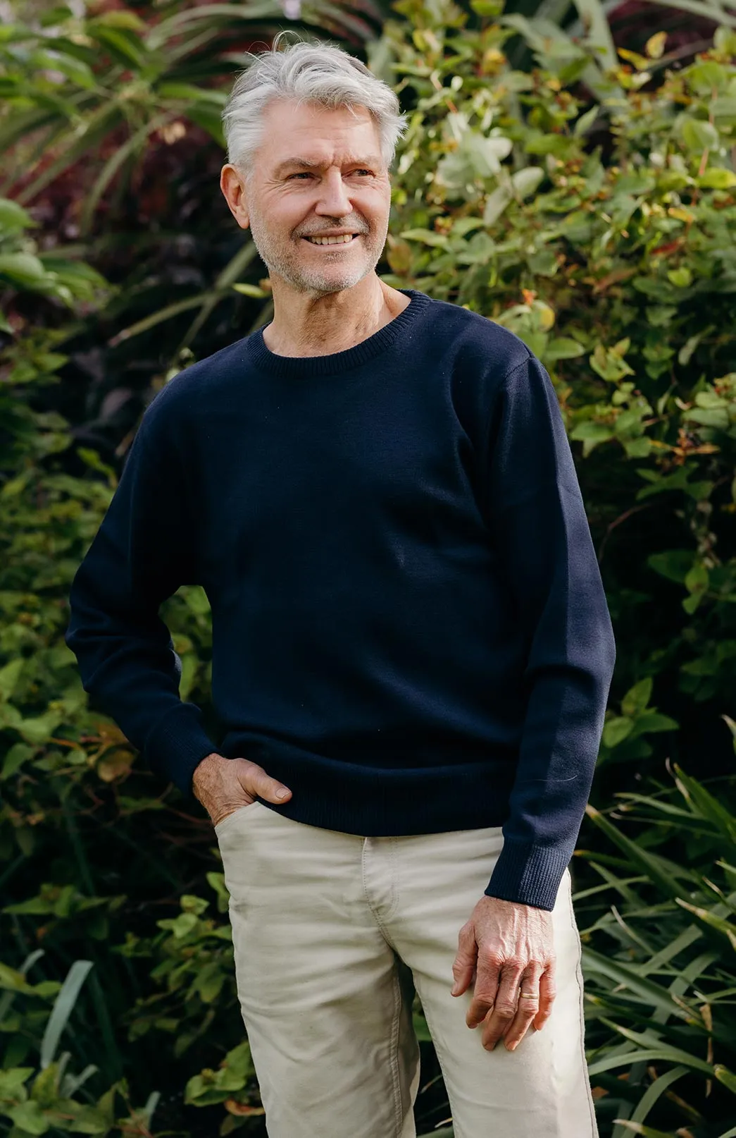 Classic Merino Wool Round Neck Jumper