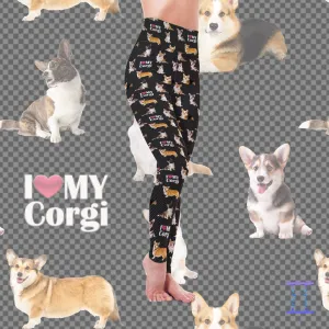 Corgi Dog Mom (Designer Friend) - High-quality Handcrafted Vibrant Leggings