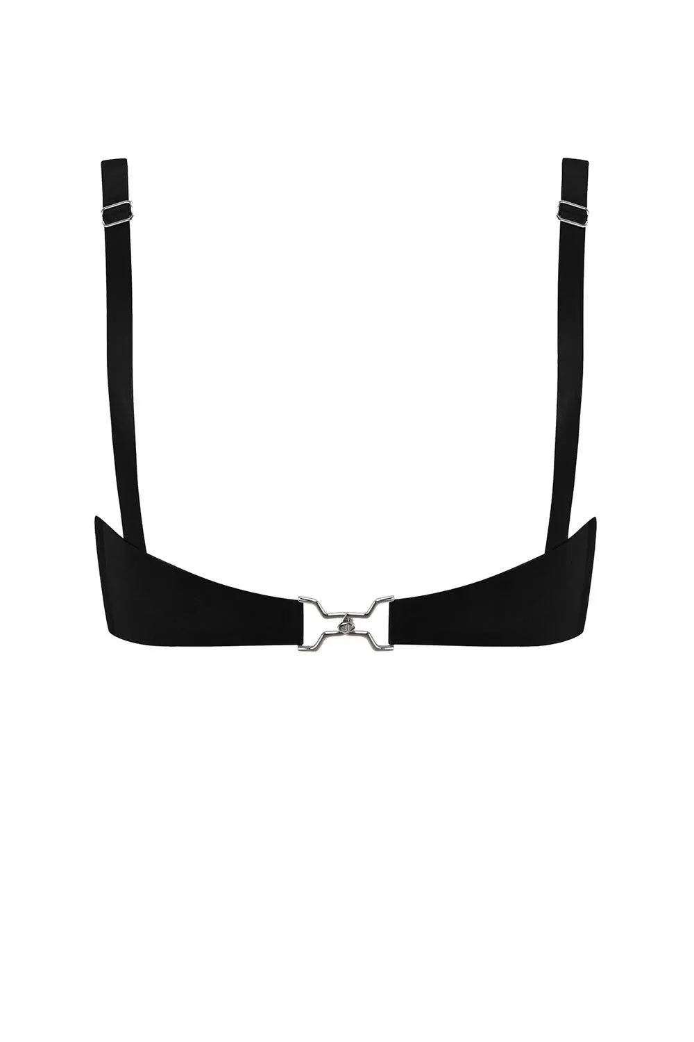 Cut Out Latex Bralette