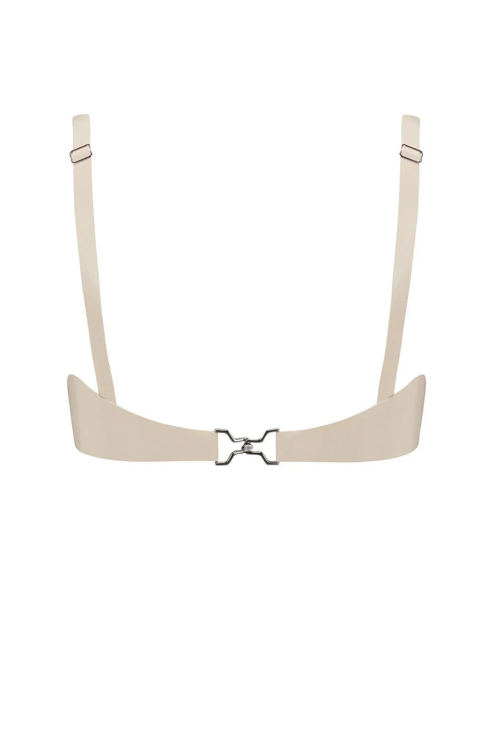 Cut Out Latex Bralette