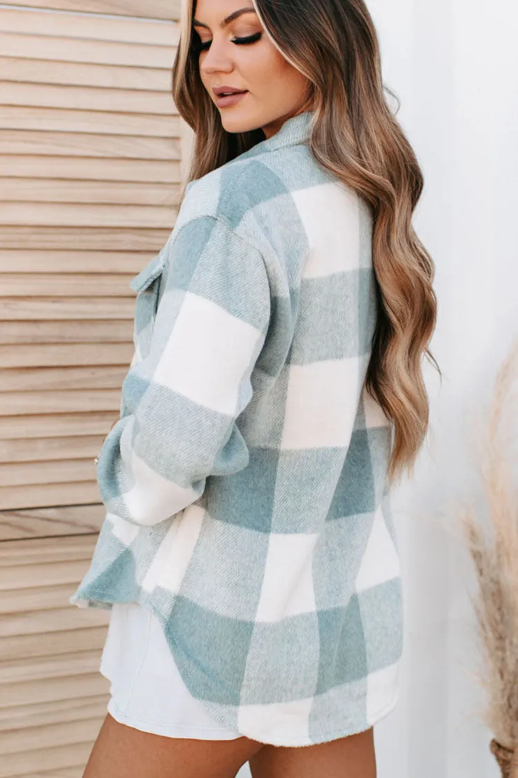 Dane Plaid Shacket (Green)