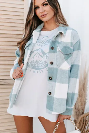 Dane Plaid Shacket (Green)
