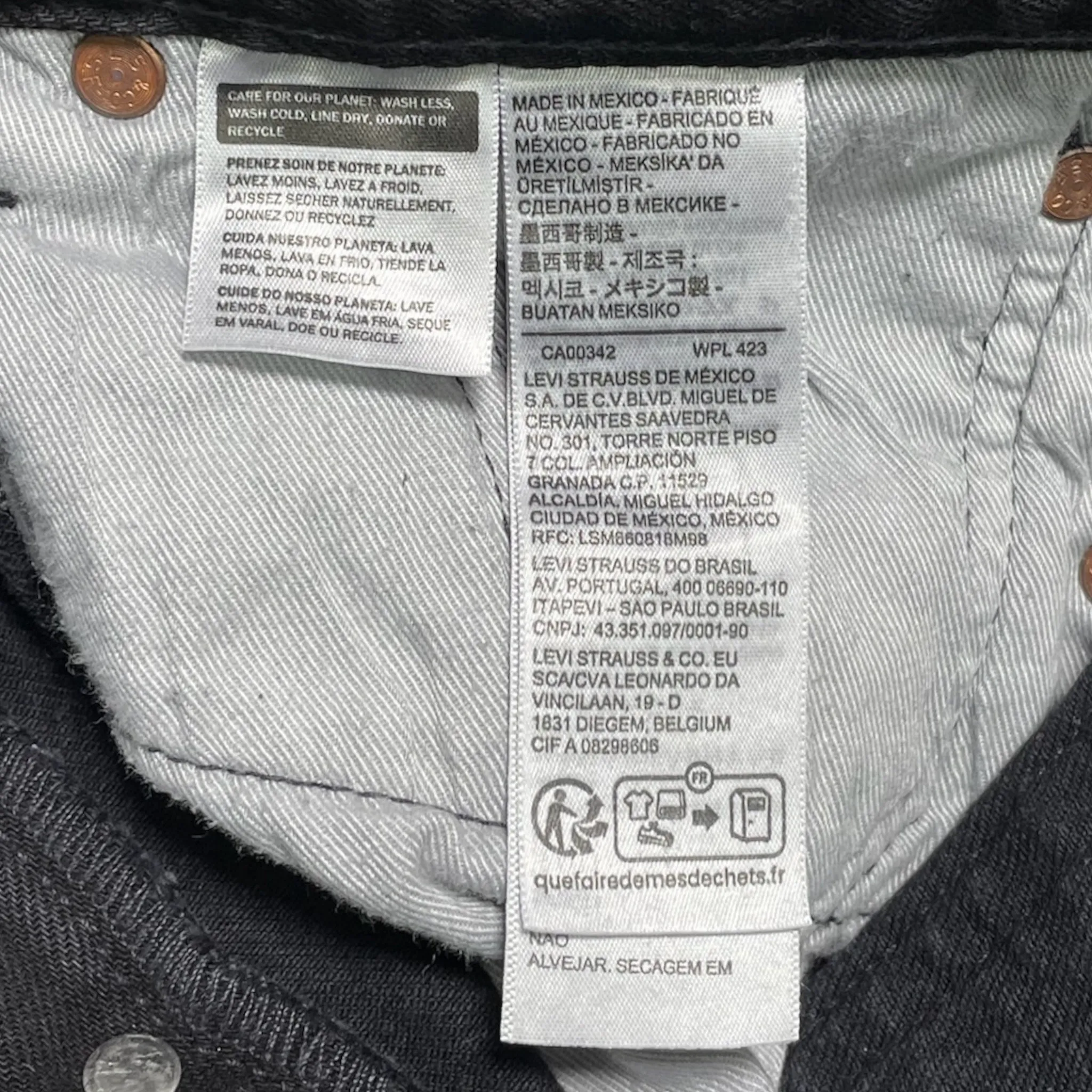 Denim Tears x Offset 501 Jeans Black