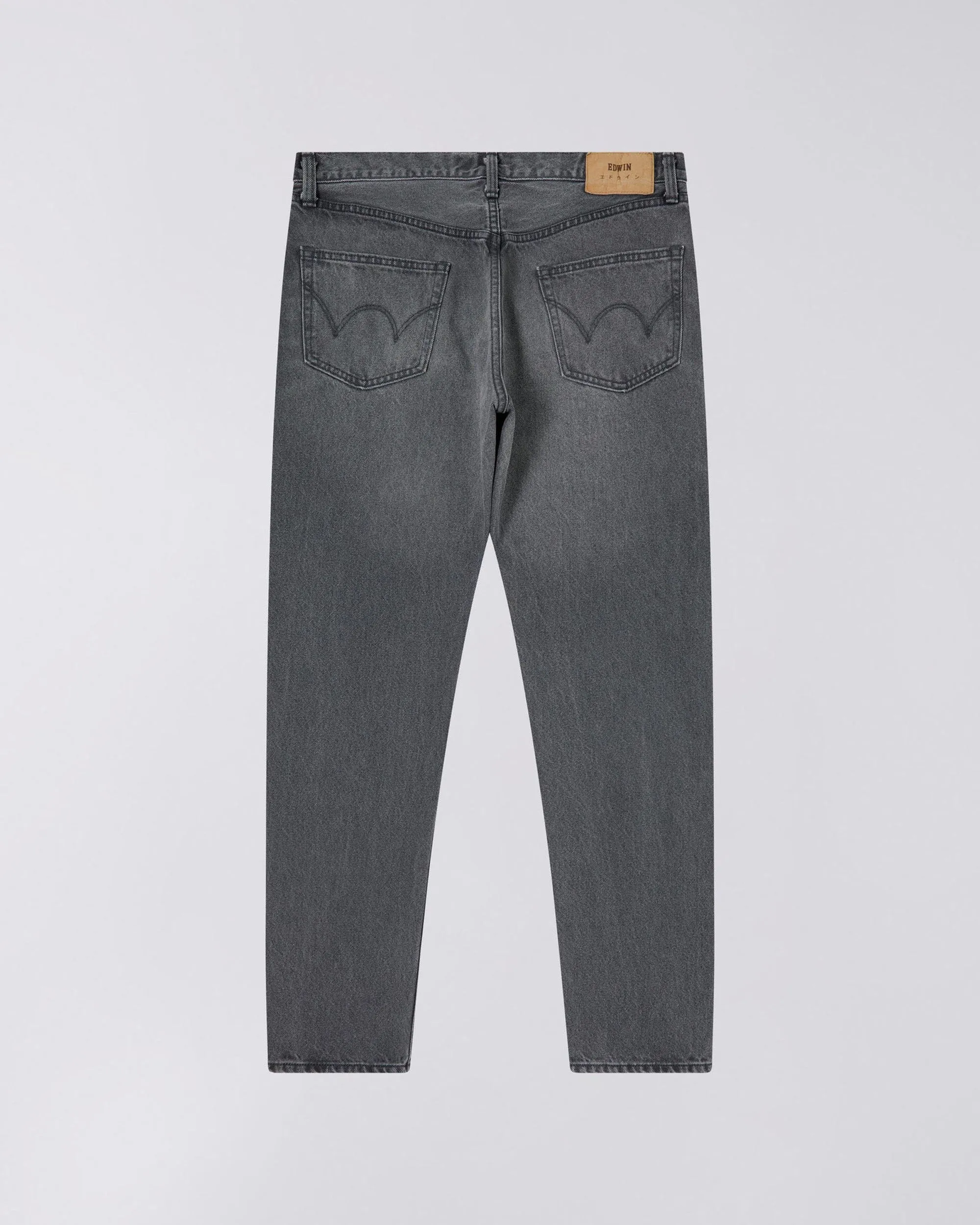 Edwin Made In Japan Slim Tapered Mens Jeans - 13oz Kaihara Right Hand Denim / Grey Used